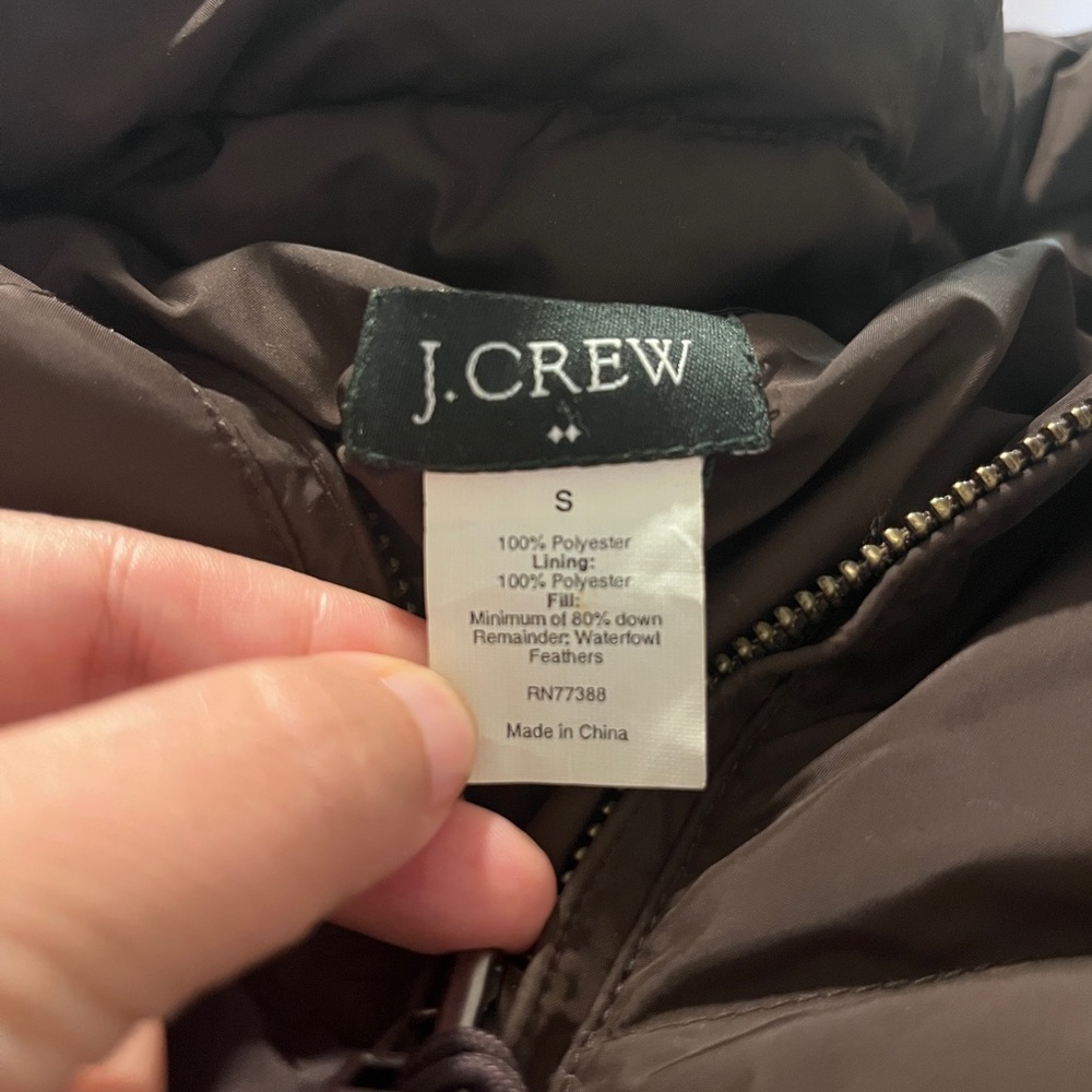 NWT J.Crew down jacket - Picture 3 of 6